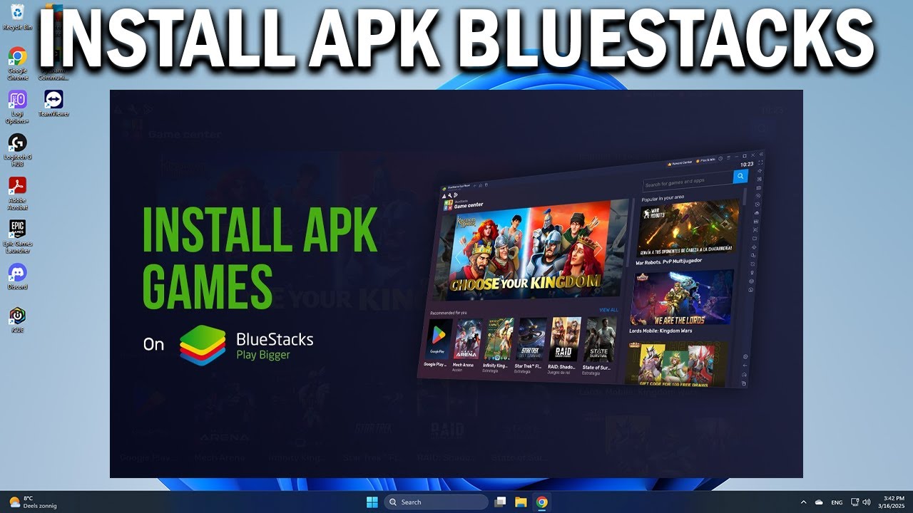 How To Install APK Files On BlueStacks - Easy Fix - YouTube