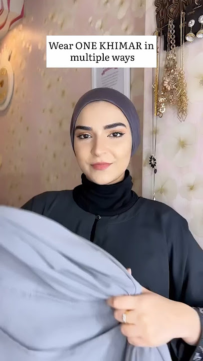 How to tie khimar | How to wear Khimar properly #hijabstyle #niqab #abaya #tutorial #elegant #hijab