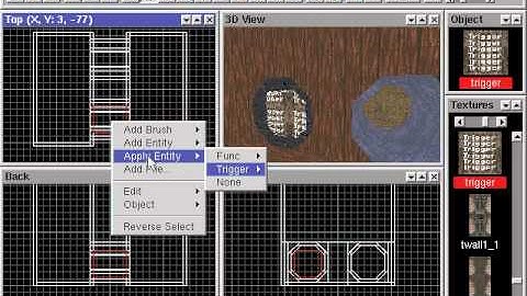 17) QOOLE-Quake + Quake 2 Level Editor Tutorial: Wind Tunnels