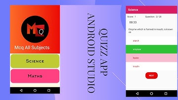 Making a Quiz App in Android Studio Preview