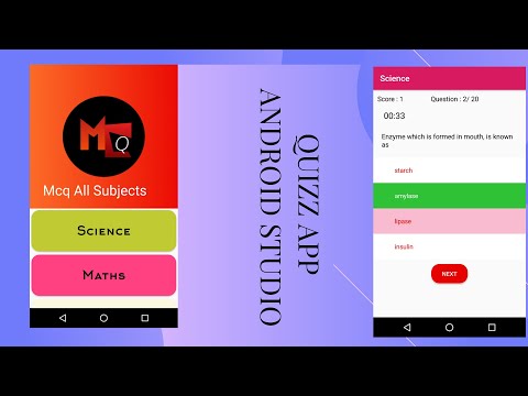 Making a Quiz App in Android Studio Preview