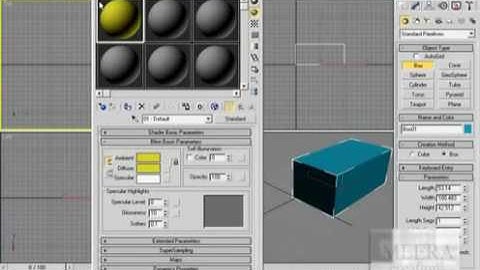 3DS MAX Tamil Tutorial   Lesson 2 1 Material Basics and Editor