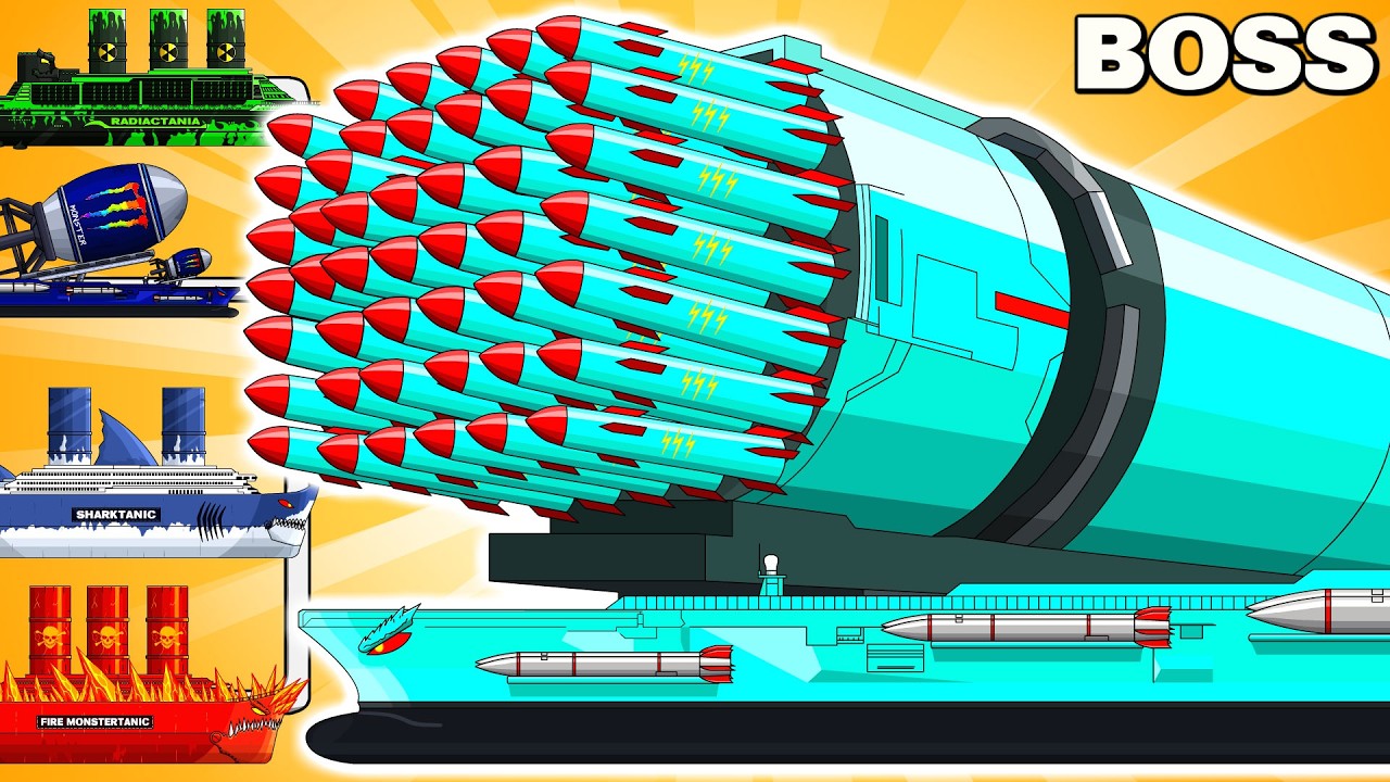 MEGA BOSS DESTROYED by NEW Missile Titan SUPER ROCKETS and ABYSSAL CRUISER