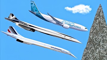 Playing Floating Sandbox with NPCs #28 - Plane Crash 3