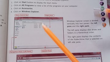 Computer Class-5 Ch-4 Files &Folders in Windows -7 Part-3(Windows explorer)