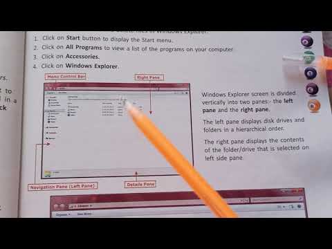 Computer Class-5 Ch-4 Files &Folders in Windows -7 Part-3(Windows explorer)