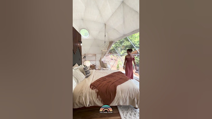 Geodesic Dome on 4 Acre Property #tinyhouse #tinyliving #bohodecor #glamping IG: smokymtndome
