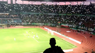 Cuplikan gol dan atmosfir Bonek 1927