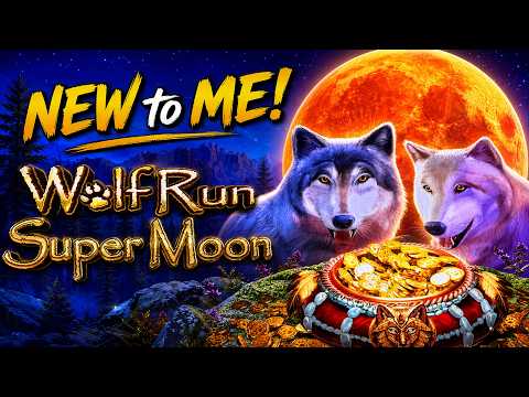 Wolf Run Super Moon slot - NEW to Me! First Try at South Point casino in Las Vegas!