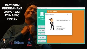 #Latihan2 #BERBAHAYA JAVA - GUI DYNAMIC MENU PANEL