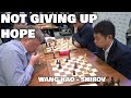 Wang Hao - Shirov | Keeping pressure in the endgame | World Rapid Championships