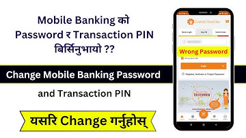 How to Change Mobile Banking Password and Transaction PIN | Reset/Recover/Forgot Password and PIN