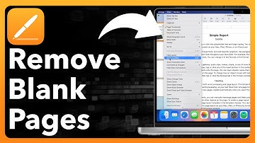 How To Delete Blank Page In Pages App On Mac