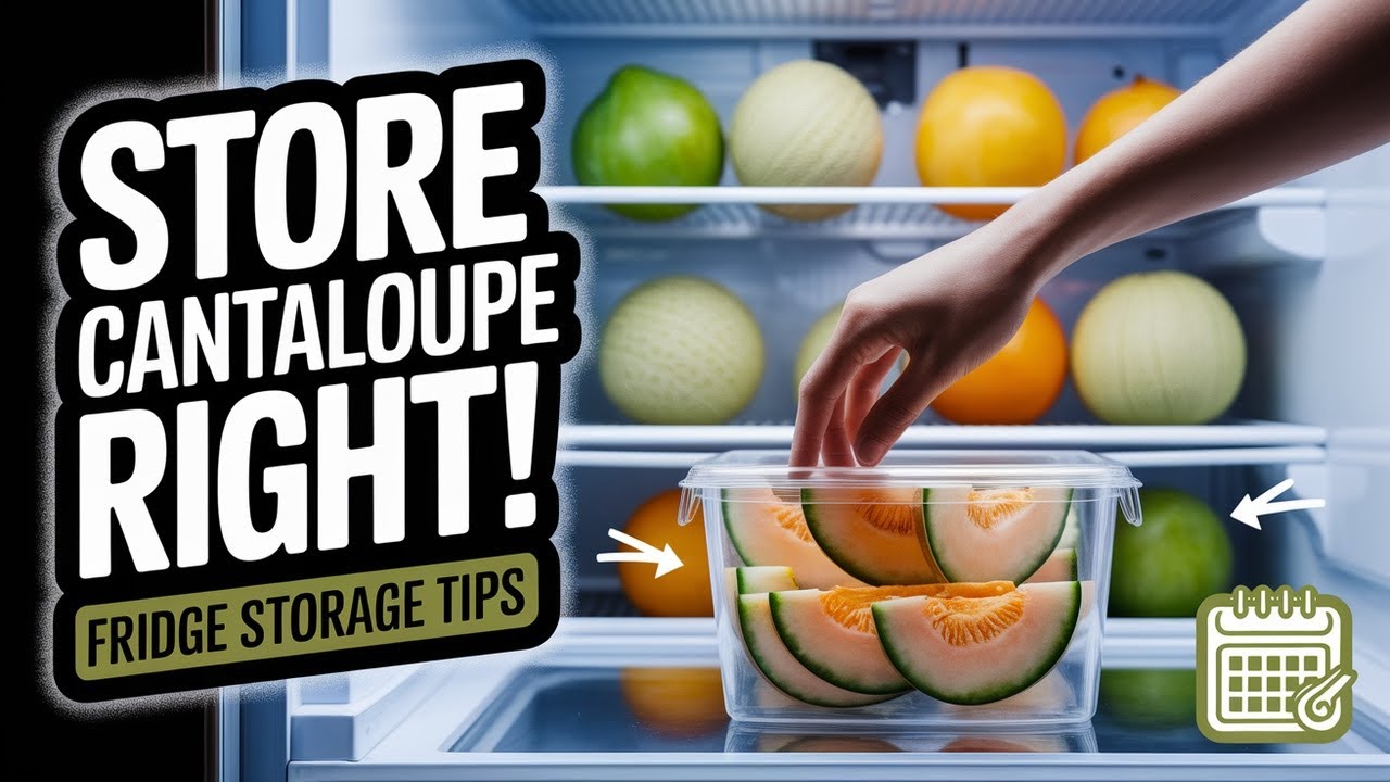 How to Store Cantaloupe in the Fridge – Full Guide! - YouTube