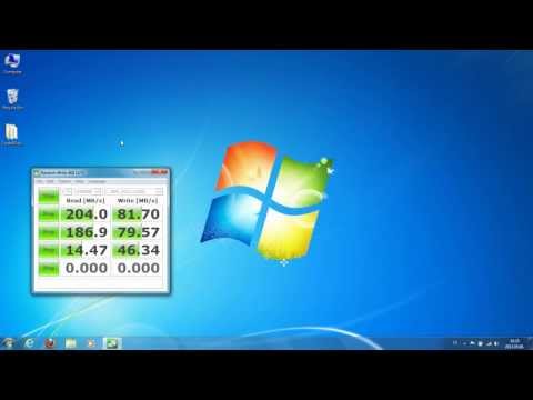OCZ Vertex 2 SSD speed test