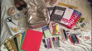 Back To School School Supplies Haul 2017