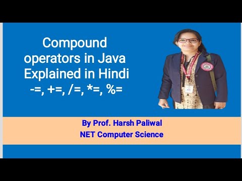 Compound operators in Java Explained in Hindi #indore #holkar # ...
