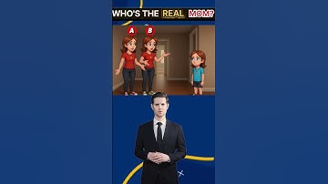 Who Is The Real Mom?Identify? #logicpuzzles #brainteasers #riddles #viralshorts #viralreels