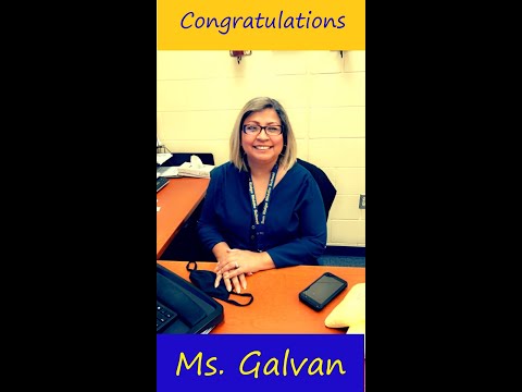 SISD - Sun Ridge Middle School - Congratulations Ms. Galvan!