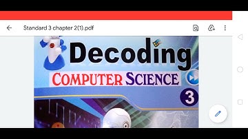 Decoding Computer Sciences, Standard 3, Chapter 2,Part 1