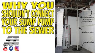 Why You Shouldn&#39;t Connect Your Sump Pump to the Sewer