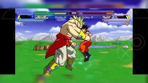 Dragonball shinbudokai: Legendary Saiyan broly vs Super Saiyan 4 Goku round 2
