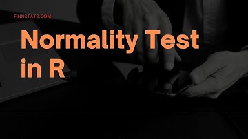 Normality Test in R
