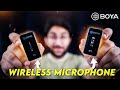 Versatile wireless microphone for youtubers  vloggers  boya byxm6s1