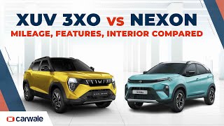 Mahindra XUV 3XO vs Tata Nexon | Mileage, Features & Interior Comparison