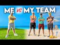 MY TEAM Challenged Me To A 9 Hole Match... (for a week's HOLIDAY!)