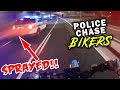 Police VS Bikers! Cops Chases Motorcycle - Best Compilation 2023