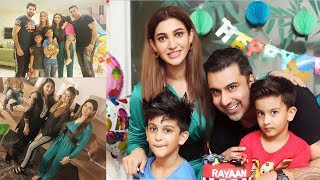 Celebrities At The 4Th Birthday Party Of Sana Fakhars Son Rayaan