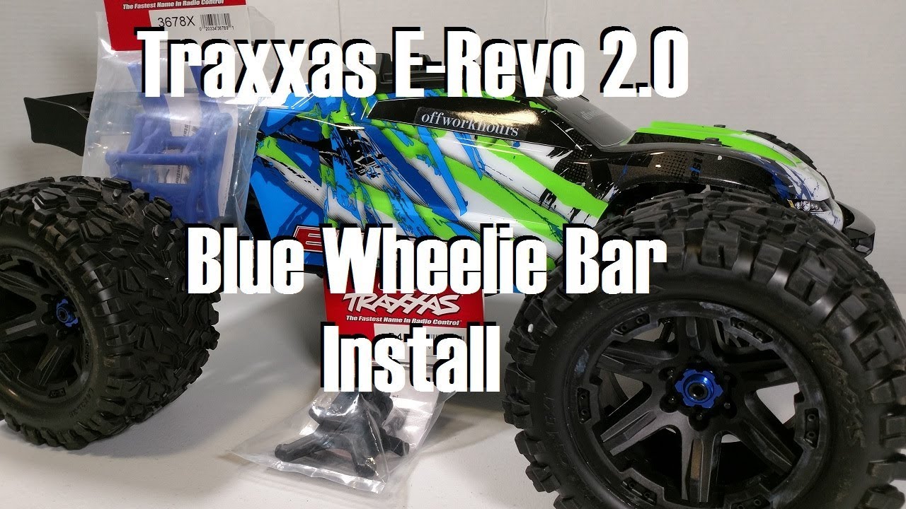 Revo... e-REVO brushless Traxxas Wheelie bar completo trx5472 E-Revo VXL 2.0