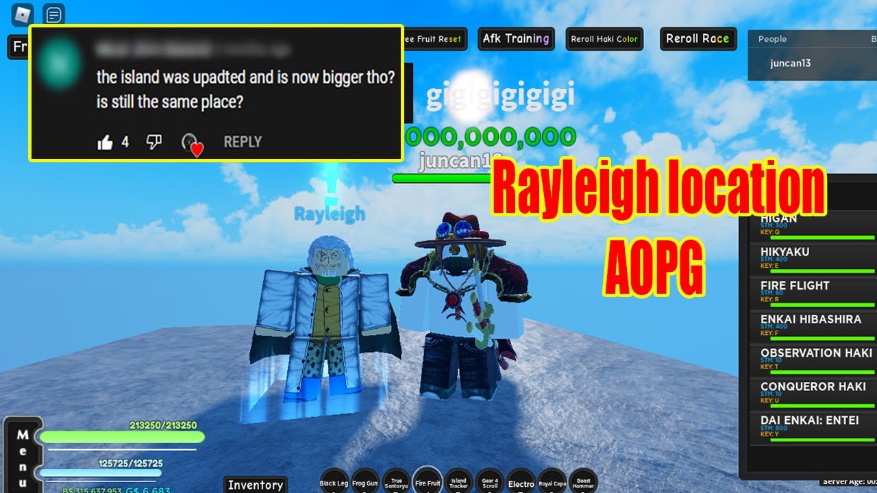 Rayleigh, Roblox Square Piece Wiki