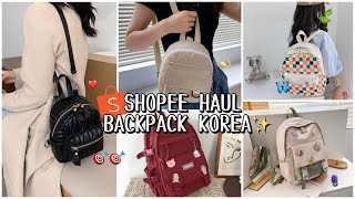 SHOPEE HAUL TAS RANSEL MURAH BERKUALITAS | WORTH IT 100%!!!