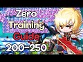 Zero training guide 200  250 new