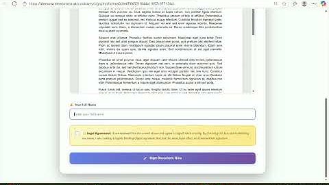 Uploading Contracts for Digital Signature