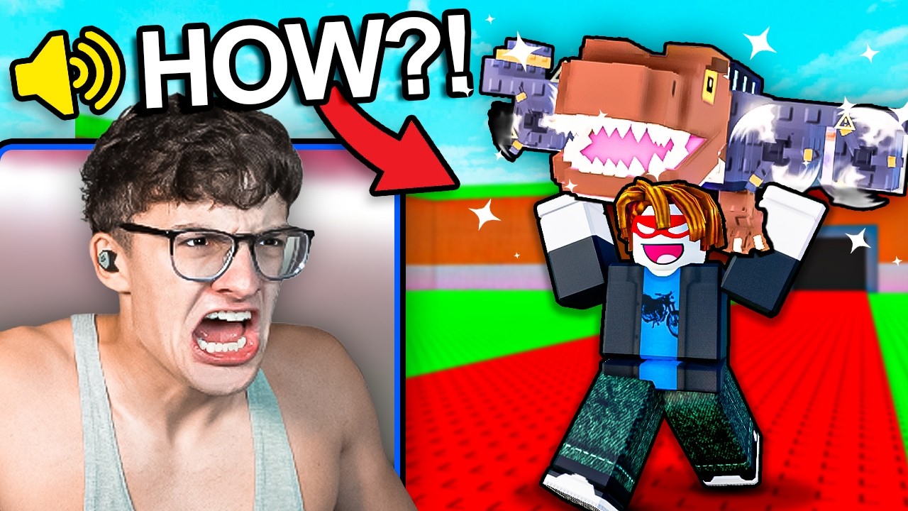 Stealing YouTuber's NUCLEARO DINOSAURO as a FAKE NOOB!