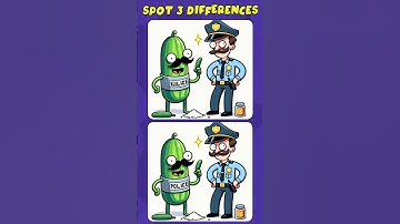 Spot the differences: Can You Beat All 3 !? (A Bit Tricky) #short #findthedifference #shorts