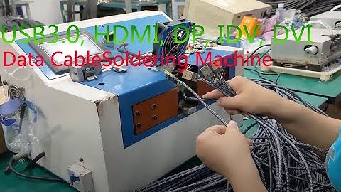 Data Cable Wire Connectors Soldering Machine - XFD Tech