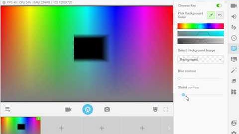 Chroma Key in ManyCam by example