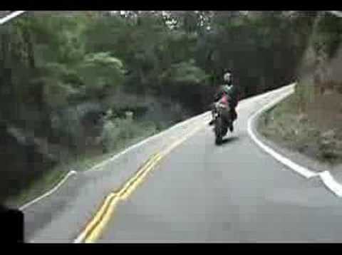 Video of my friend riding his R6 through a ditch at Deals Gap in Aug 2006. The road was a little wet that morning, so I tried to take it easy....I guess not easy enough. The crash is at the end, so sit back and enjoy the music