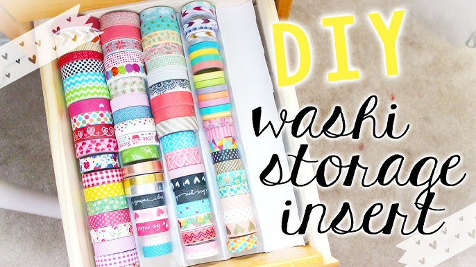 How to Make a DIY Washi Tape Dispenser