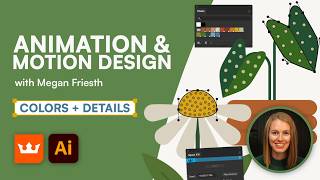 Professional motion graphics illustration techniques in Illustrator