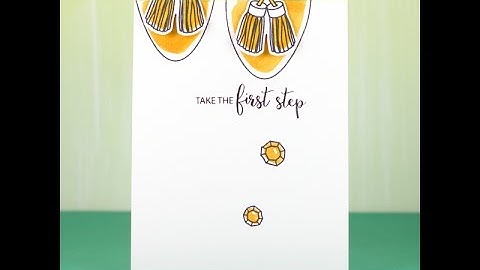 Waffle Flower DEMO - First Step Stamp Set & Matching Die