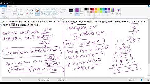 Class 9 Area & Perimeter of Plane Figures Ex 20 C (part 4 of 4)