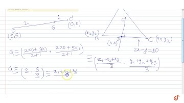 If the Let ABC be a triangle having orthocentre and circumcentre at (9, 5) and                ...
