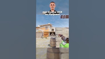 nqz INSANE PISTOL ACE vs FlyQuest @ Perfect World Shanghai Major 2024 Opening Stage #shorts #cs2