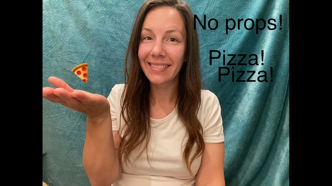 No props- Making a Pizza on your face