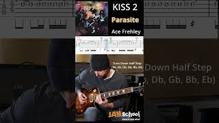 Kiss Parasite Ace Frehley Guitar Solo with TAB #short #kiss #tab